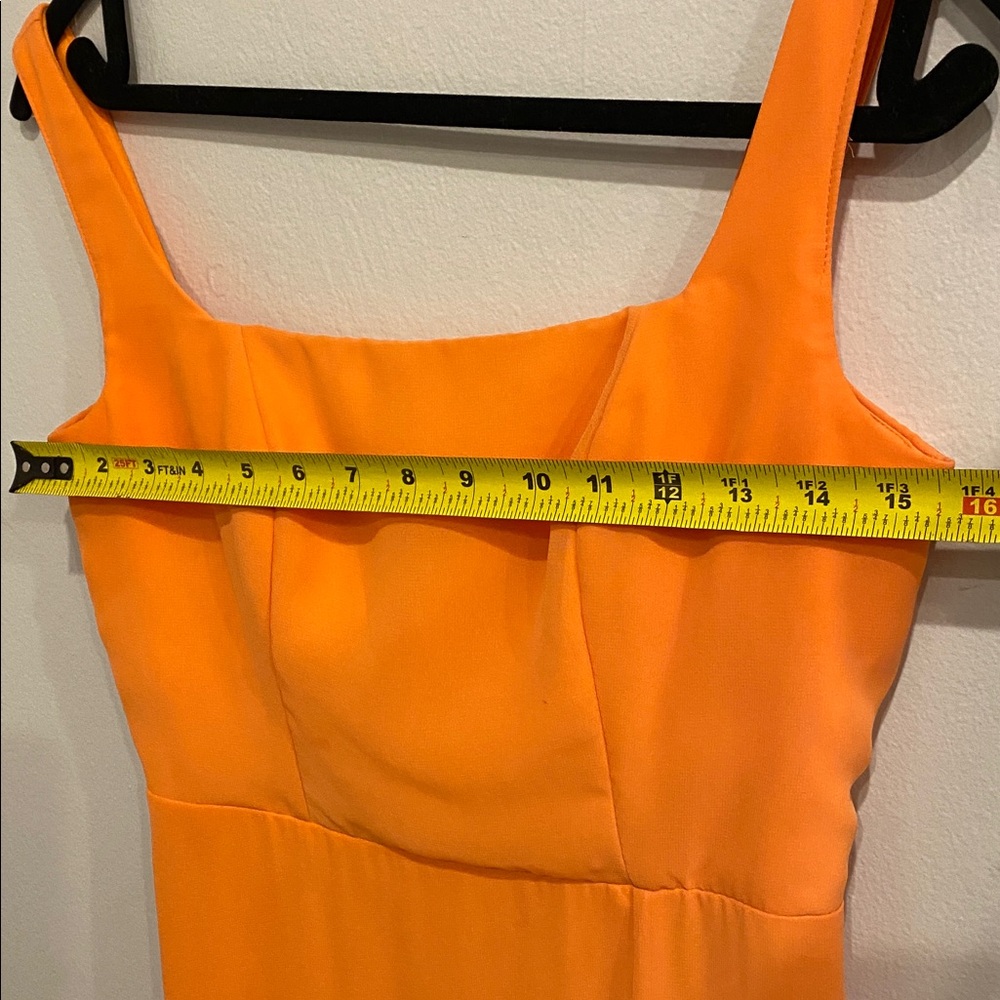 Birdy Grey chiffon orange  Sleeveless Dress - Picture 5 of 6